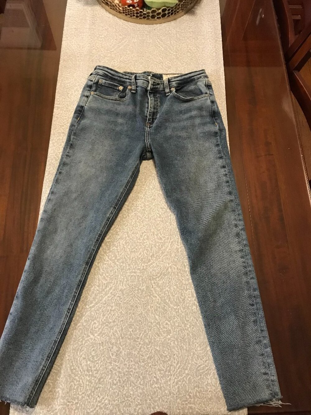 rag & bone Blue Denim Jeans Dark Wash Size 28 Classic Five Pocket